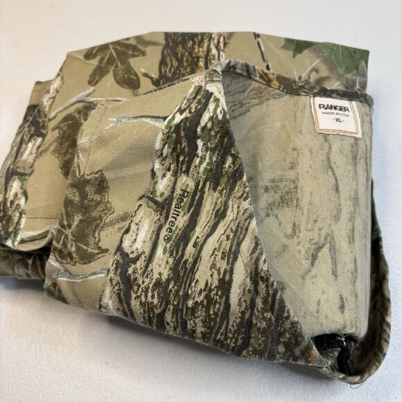 VTG Ranger 90s Hunting Vest Size Realtree Camouflage Bird Game Pocket USA Made - Picture 14 of 14